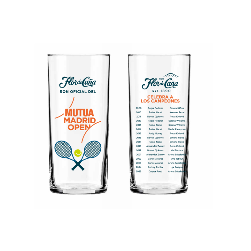 Vaso Ron Oficial | Mutua Madrid Open 2026