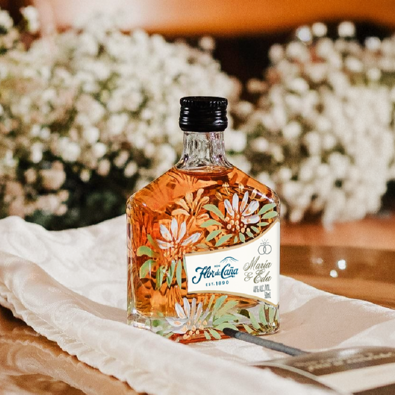 Flor de Caña Mini 12 años (5cl)
