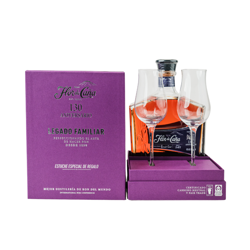 Flor de Caña 130 aniversario - Estuche de Regalo