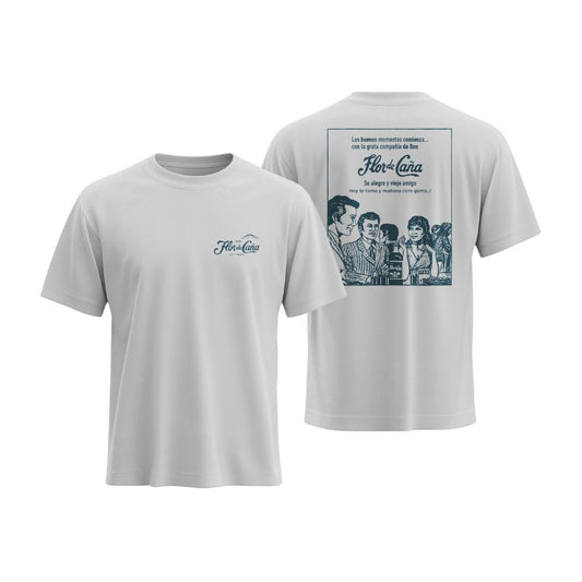 Camiseta Flor de Caña con diseño, hoy lo toma y mañana cero goma.