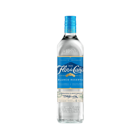 Ron blanco Flor de Caña 4 años - Extra Seco