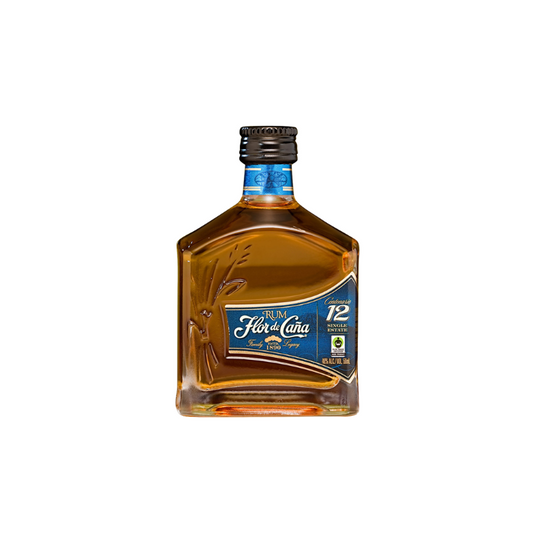 Flor de Caña Mini 12 años (5cl)