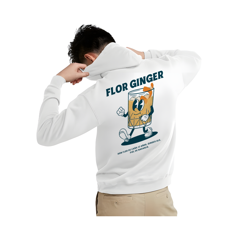 Sudadera Flor Ginger